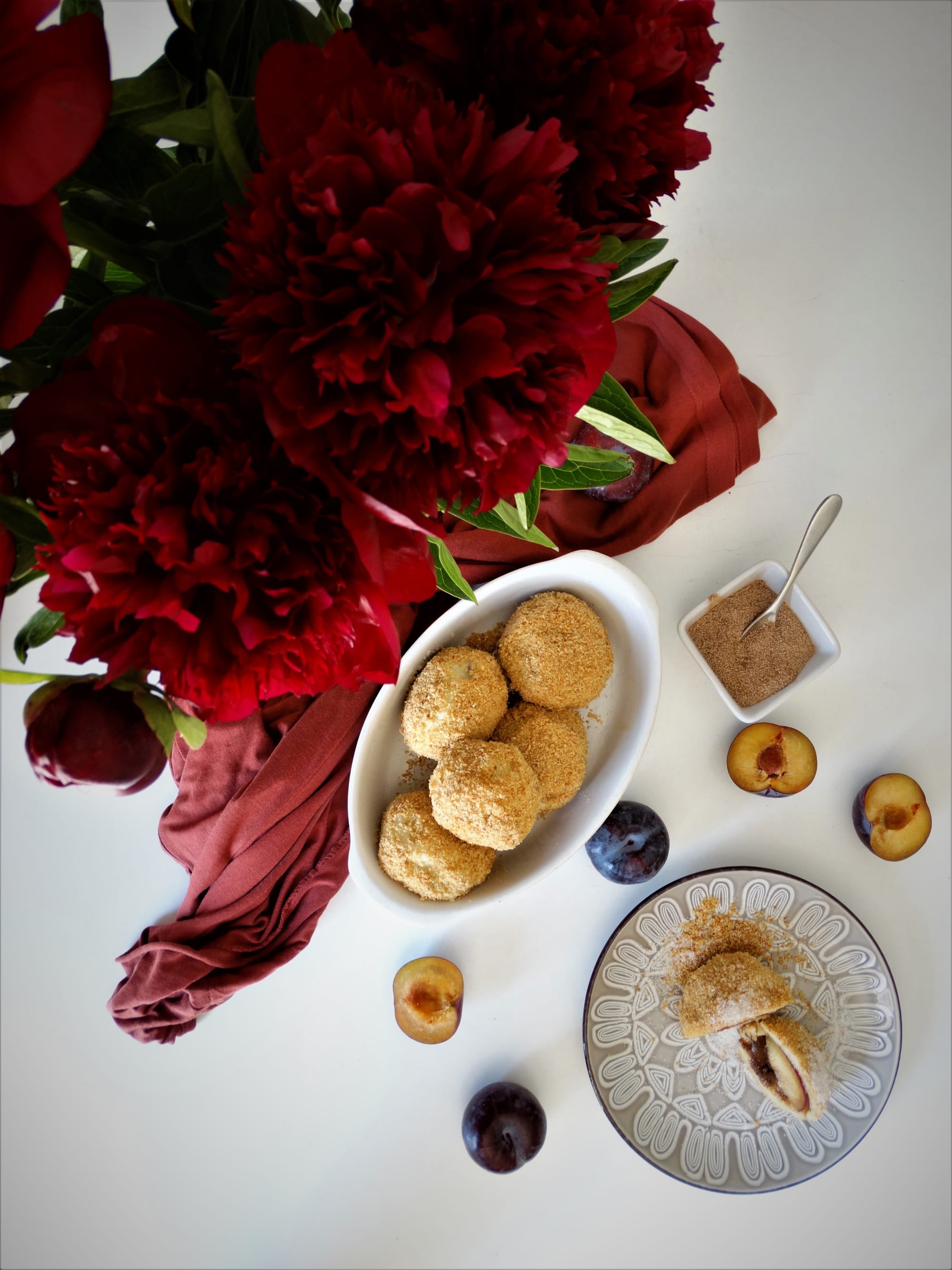 Plum dumplings