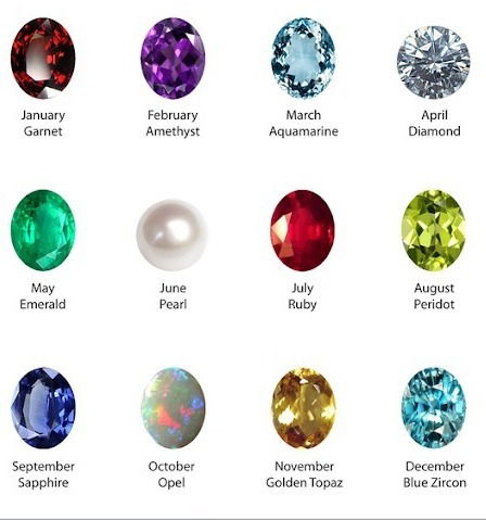 新品POTETE Birth month stone clip Jan Apr Birth month stone heart clip May – POTETE