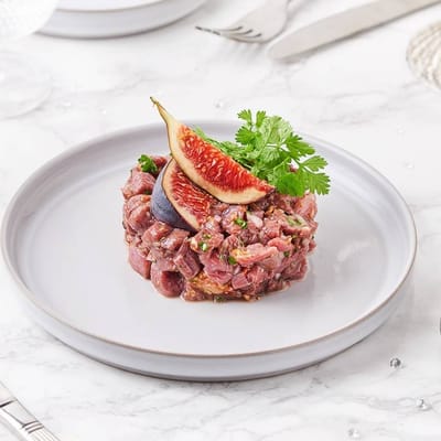 טַרְטַר-דֶה-קַנַר   TARTARE-DE-CANARD