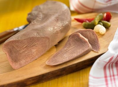 לַנְג-דֶה-בֶּף (לשון בקר)   LANGUE-DE-BOEUF