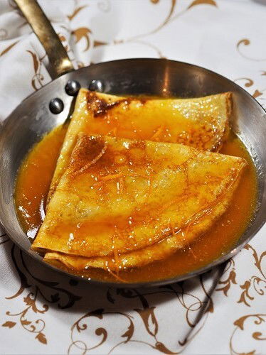 קרפ סוזט    CREPES SUZETTE