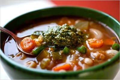 מרק פִּיסְטוּ    SOUPE AU PISTOU