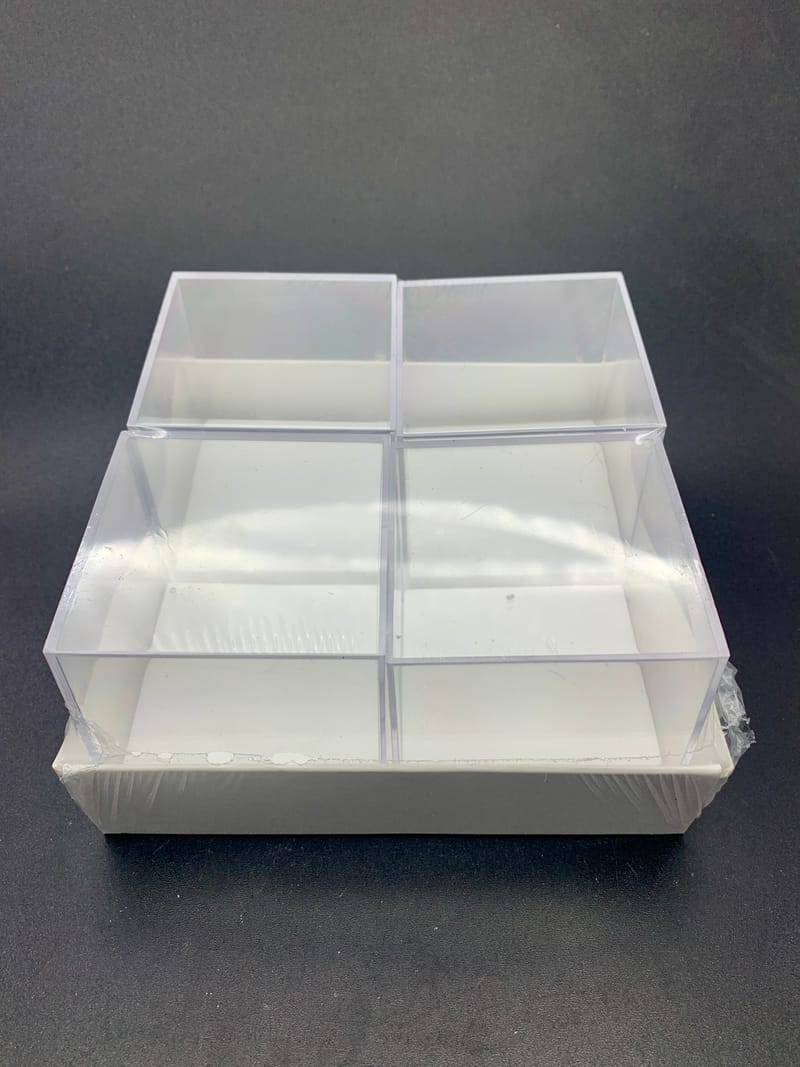 Deckel (PP) klar für Quadroboxx 115 x 115 mm (450 Stk