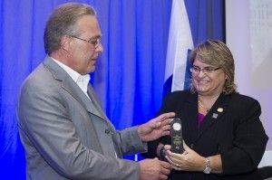 Joel Pratt receives Massachusetts Good Neighbor Award.
