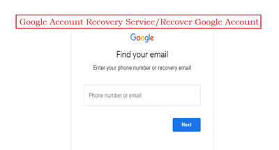 How can I recover my Google account password?