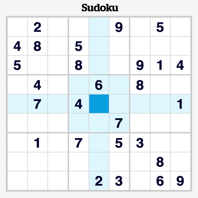 Historische sudoku -  Tijdvak 1: Prehistorie