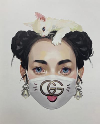 We launch custom made designer's mask with Dupont's Tyvek material for the first time in the world!