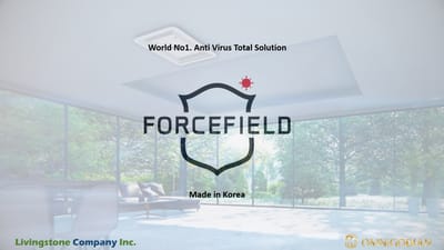 We launched the World's first and only FORCEFIELD total solution against COVID19 infections.