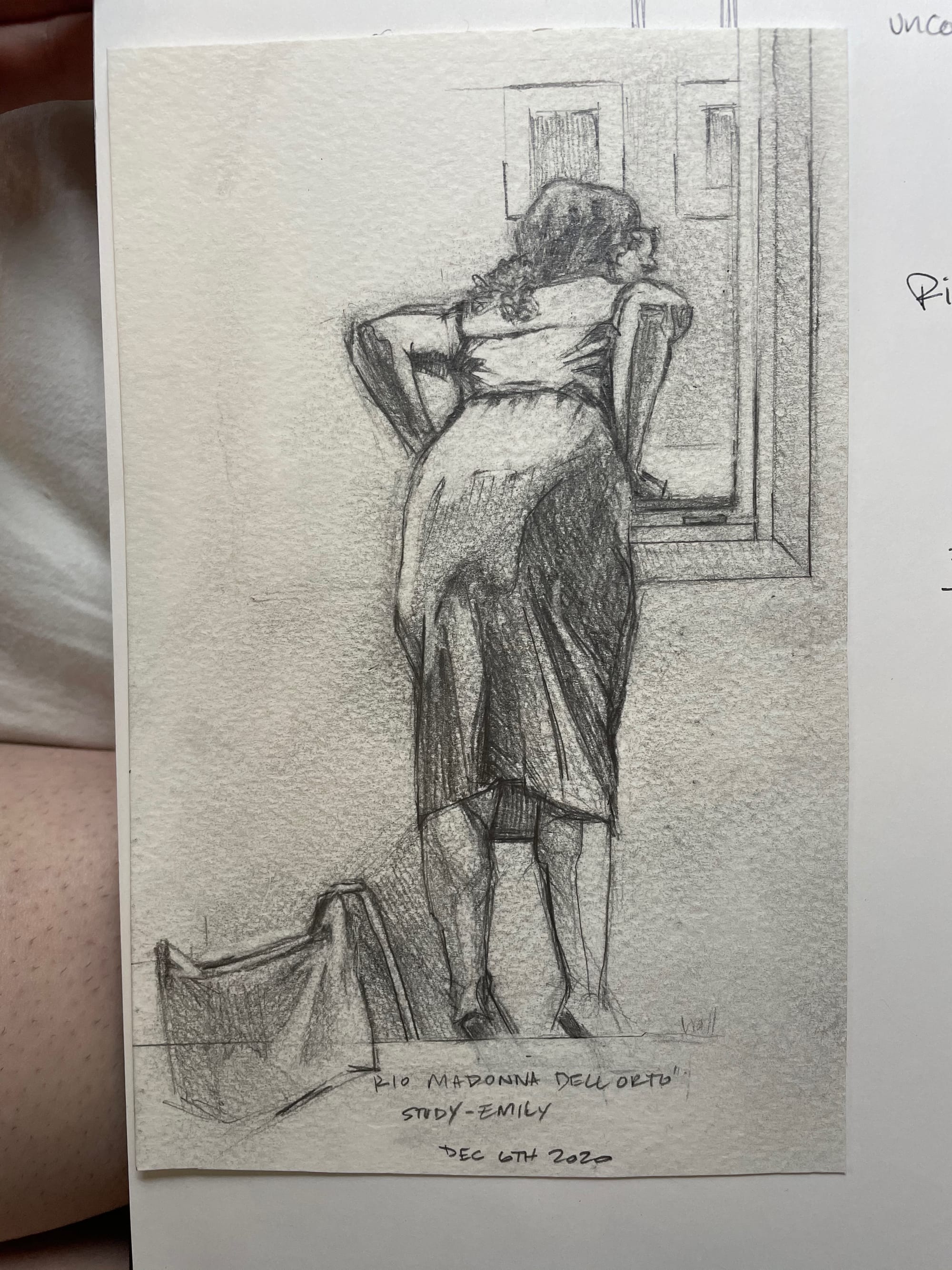 'Emily' study for Rio Madonna dell Orto