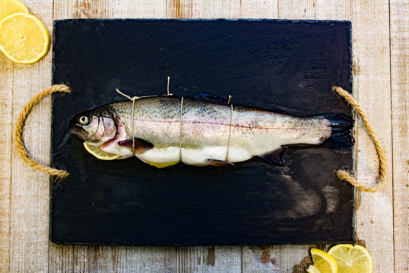 Oven-Roasted Whole Rainbow Trout