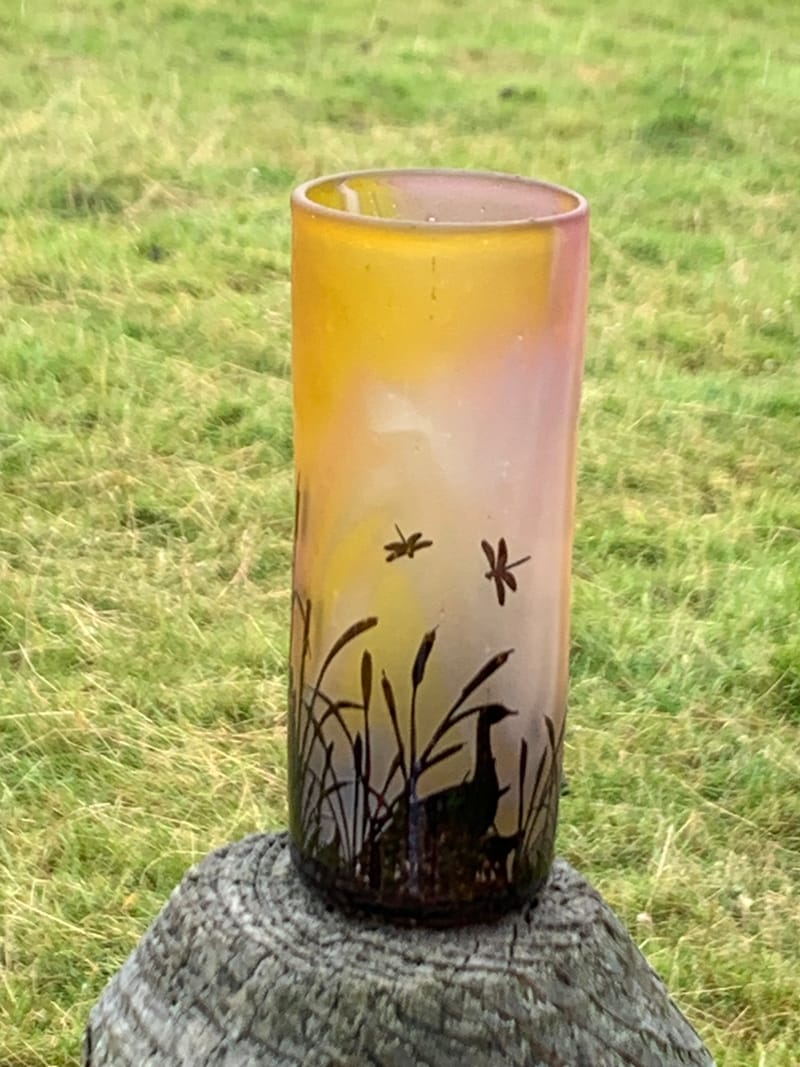 'Short Story' Cylinder Vase - E&M Glass