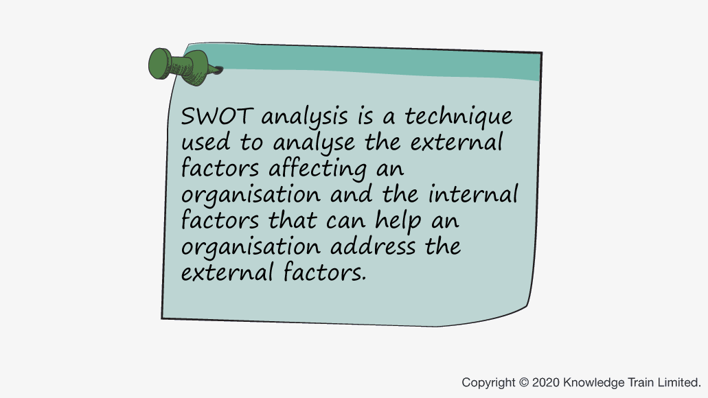 SWOT business analysis technique