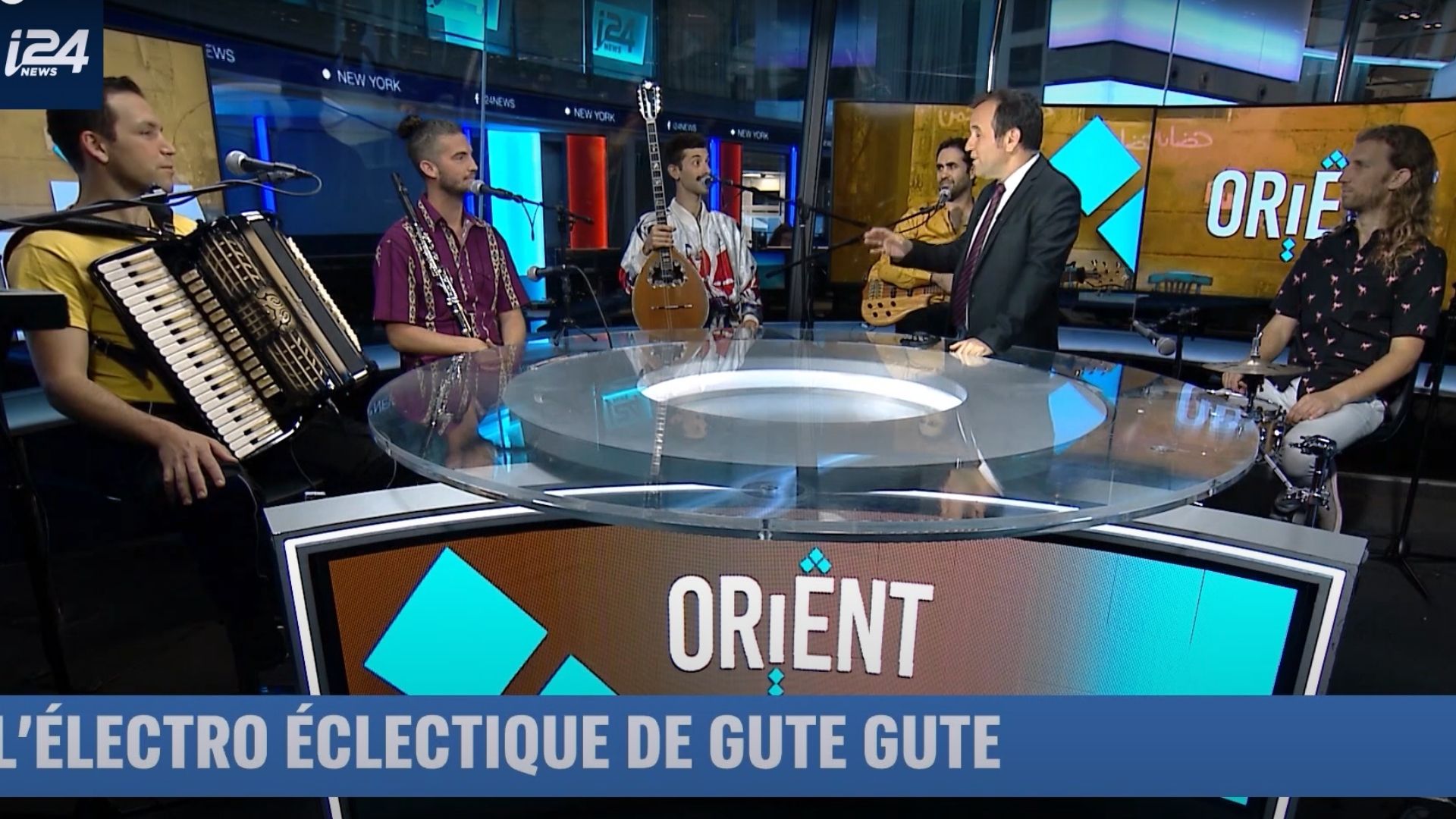 Le Groupe Gute Gute à la dernière note i24