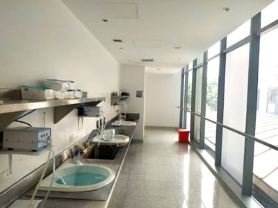 Equipos para Irrigación y Secado con modificación de bandejas  - Centro Medico Imbanaco (Cali)