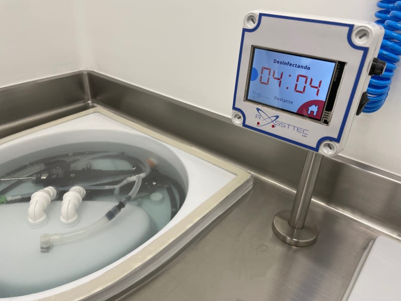 SISTEMA PARA LA DESINFECCION DE ENDOSCOPIOS FLEXIBLES - E-SCOPE FLUSH D1/D2