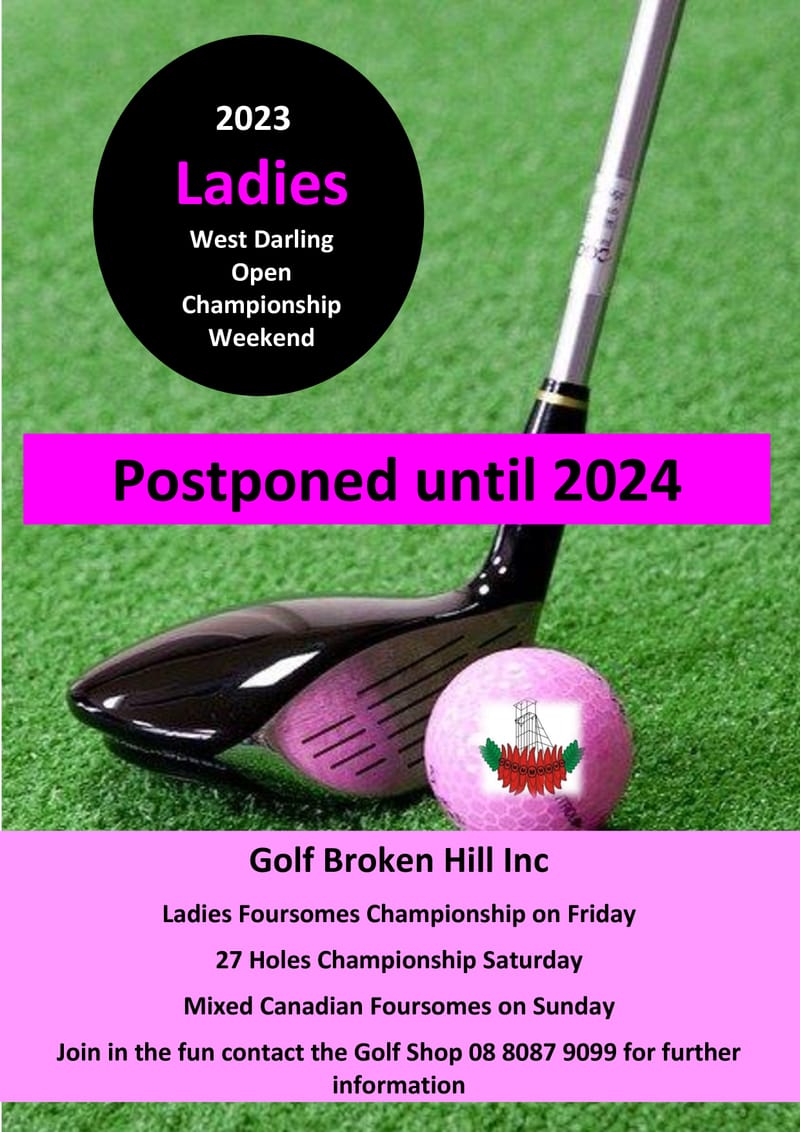 Ladies West Darling Open Championship 2025 TBC