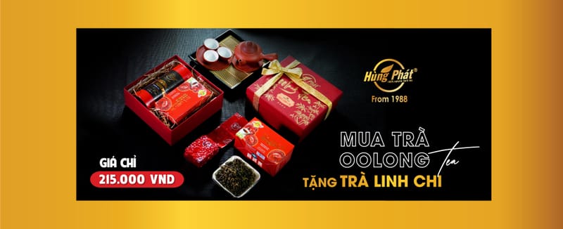 Oolong Tea Hùng Phát - Ưu đãi đặc biệt mùa Giáng Sinh - Tết 2021