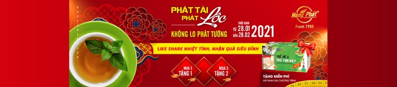 TẶNG 100% 1 HỘP TRÀ TAM DIỆP THẾ HỆ 2
