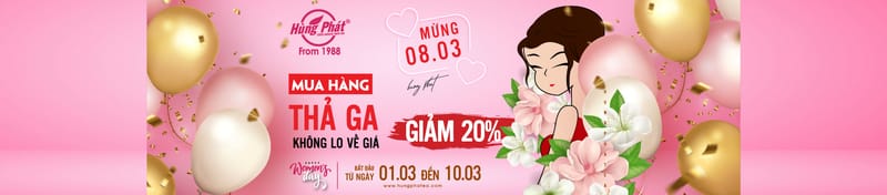 MỪNG 8/3 - MUA HÀNG THẢ GA – KHÔNG LO VỀ GIÁ