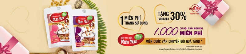 CƠ HỘI TRẢI NGHIỆM BỘT NGŨ CỐC MUM MUM HOÀN TOÀN MIỄN PHÍ