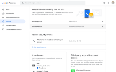 How To Recover Google Account In Mac