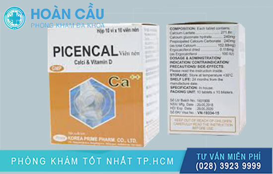Tìm hiểu công dụng của thuốc Picencal