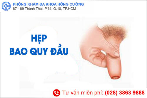 Hẹp bao quy đầu không nên xem thường