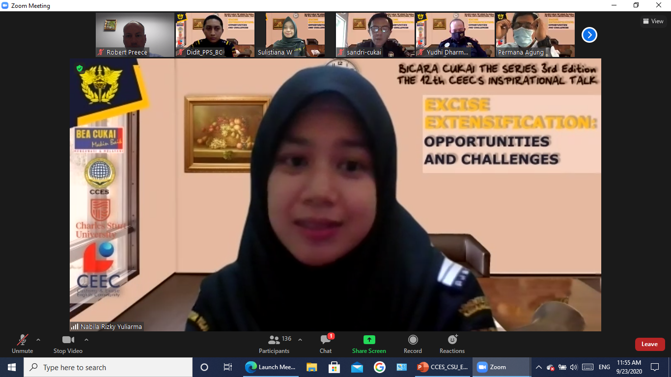 CCES presents in International Webinar on Indonesian Excise Taxation