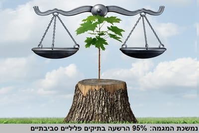 נמשכת המגמה: 95% הרשעה בתיקים פליליים סביבתיים