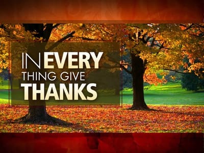 Blog 30: Giving Thanks at Thanksgiving