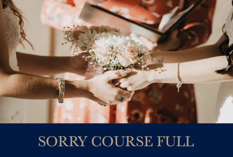 Live Online Wedding Course (Evening Course)