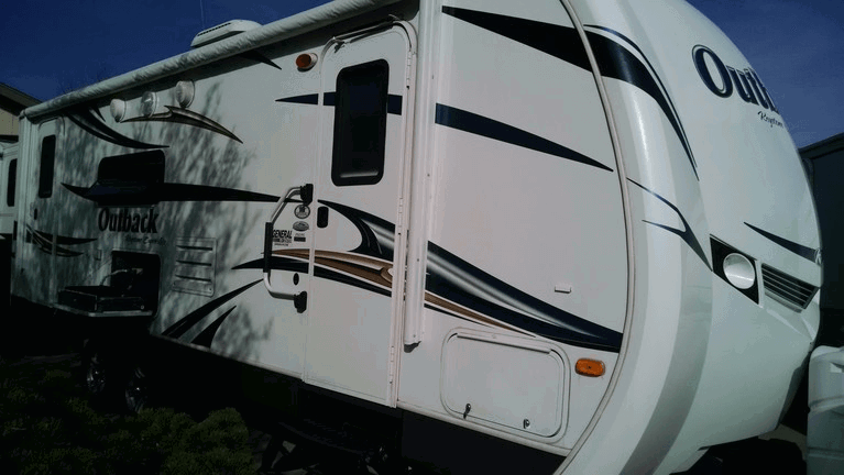 2012 Keystone Outback 250RS White