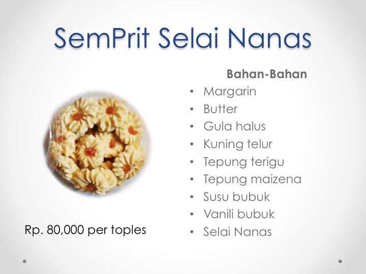Semprit Selai Nanas