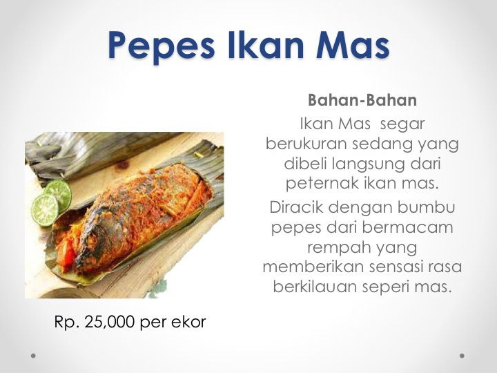 Pepes Ikan Mas