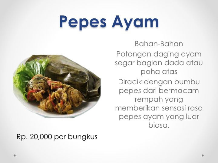 Pepes Ayam