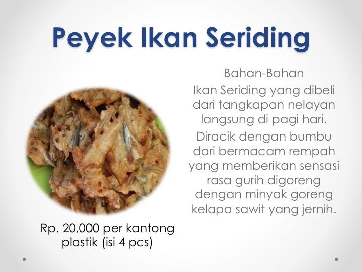 Peyek Ikan Seriding