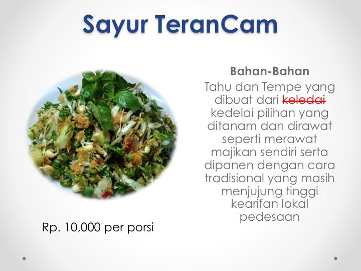 Sayur TerancAm