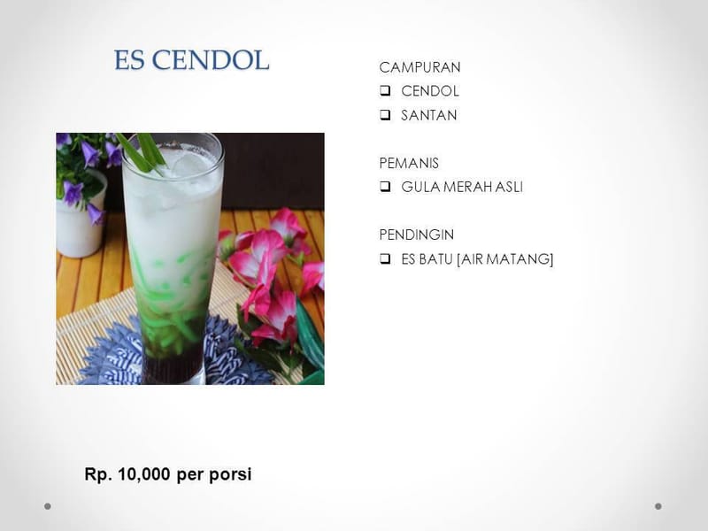 ES CENDOL