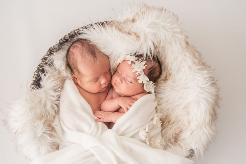 TWINS NEWBORN SESSIONS IN STUDIO, Reston, Va