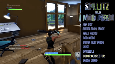 MOD MENU FORTNITE PS4 SPLLITZ V1.0 image