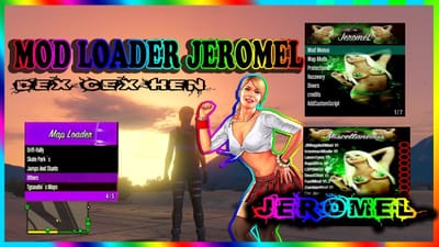 mod menu gta 5 MOD LOADER JEROMEL_DEV (F) et (E) image