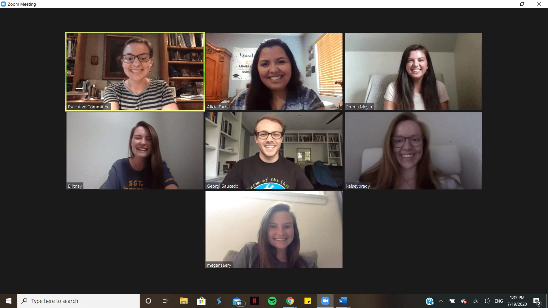 The incoming class of missionaries at our Zoom Orientation Retreat.