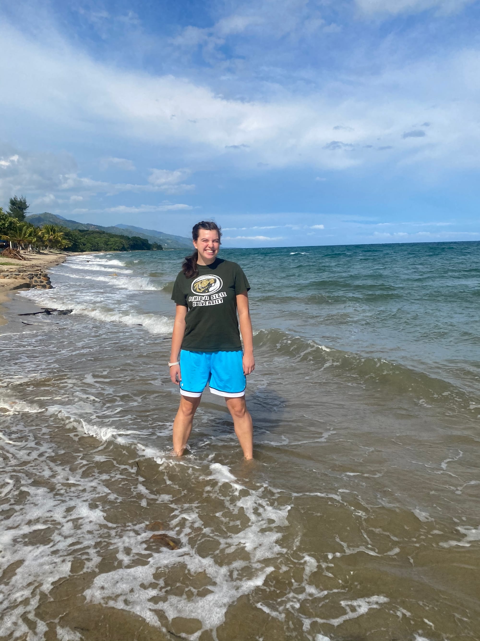 Enjoying the ocean