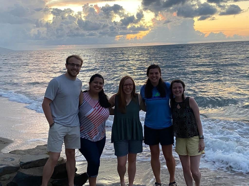Enjoying our last evening at T-Bay