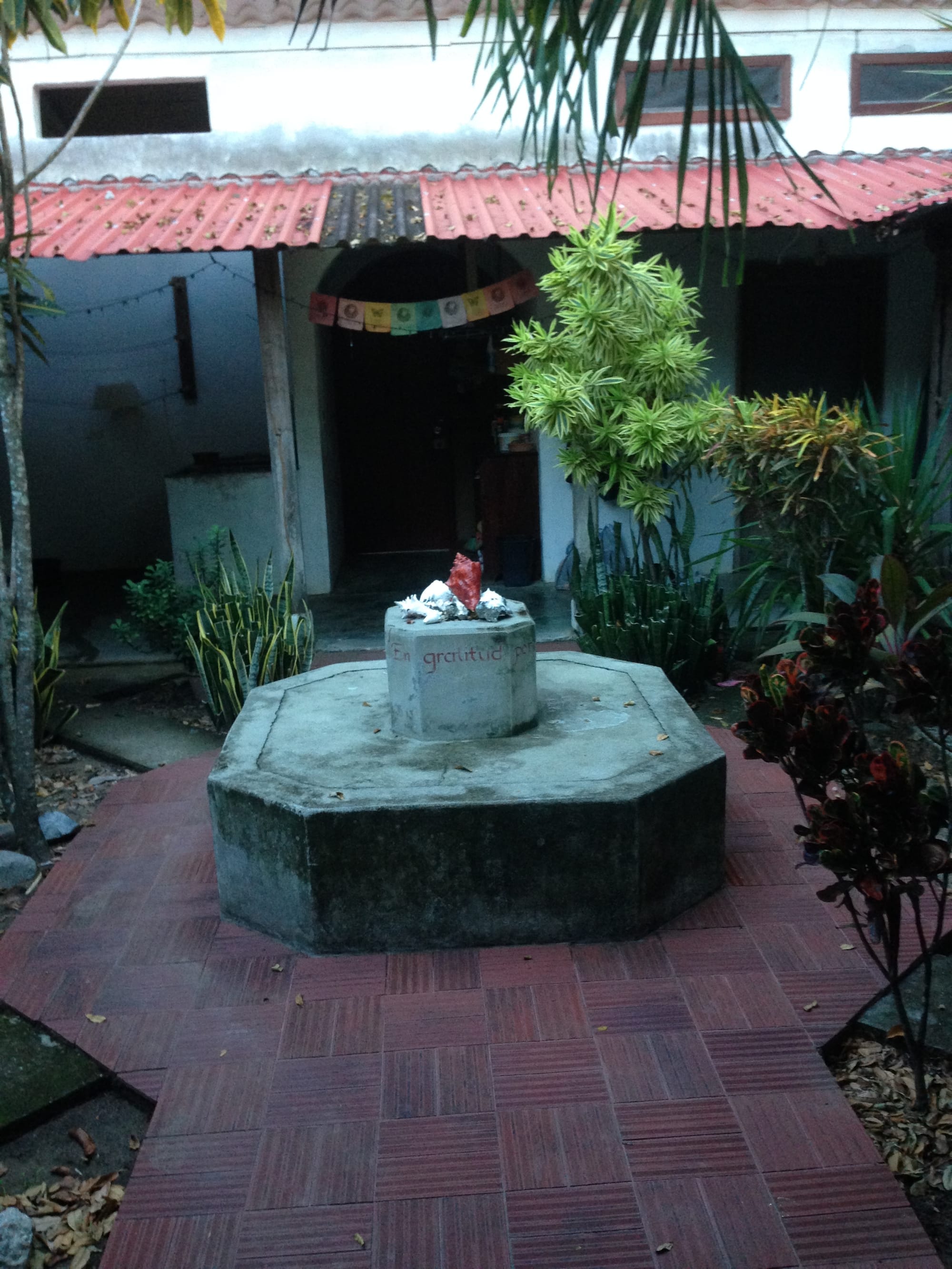 Our beautiful courtyard