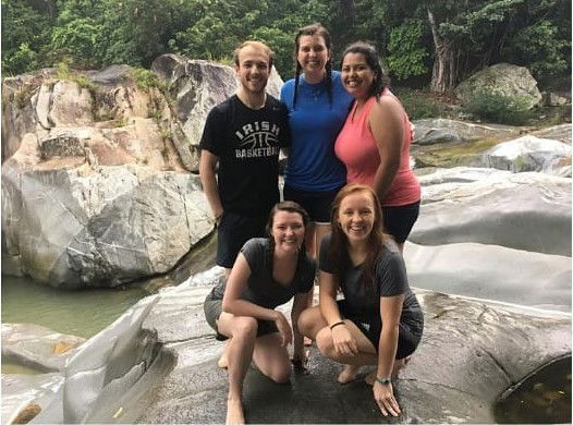 A weekend excursion to rocks and waterfalls.