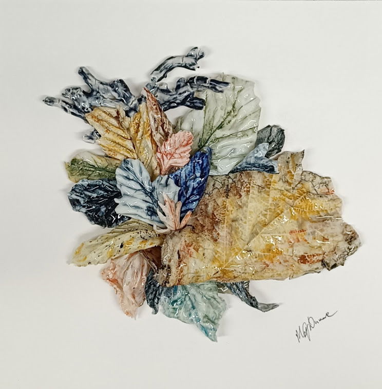 Work from Leaf Litter Series available in Mill Cove Gallery