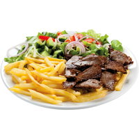 KEBAB classic na talerzu