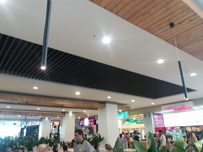 کناف برای سقف های فود کورت مجتمع تجاری پالادیوم