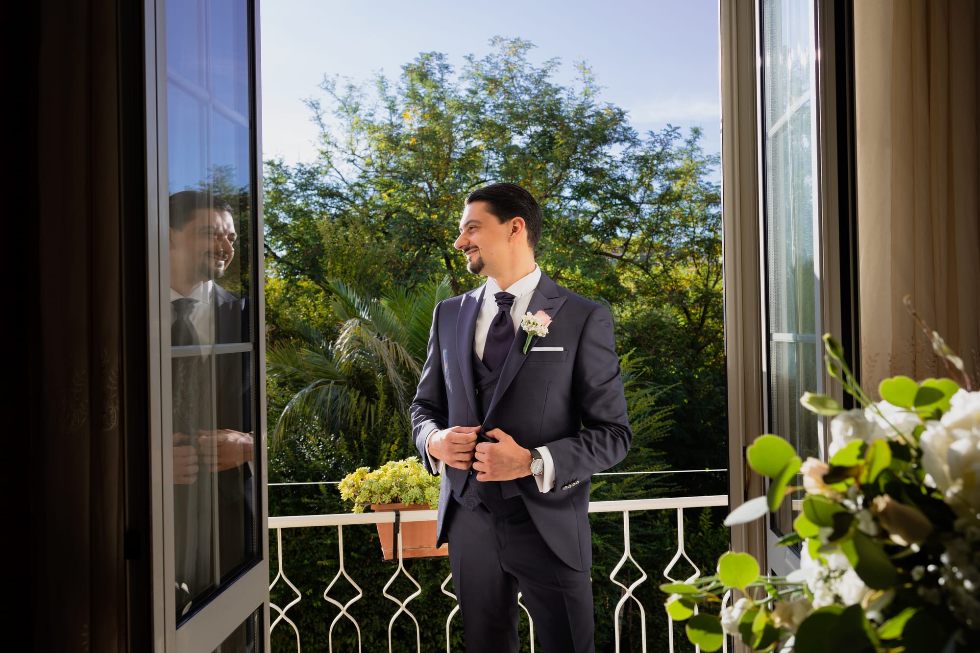 Un matrimonio elegante e senza tempo